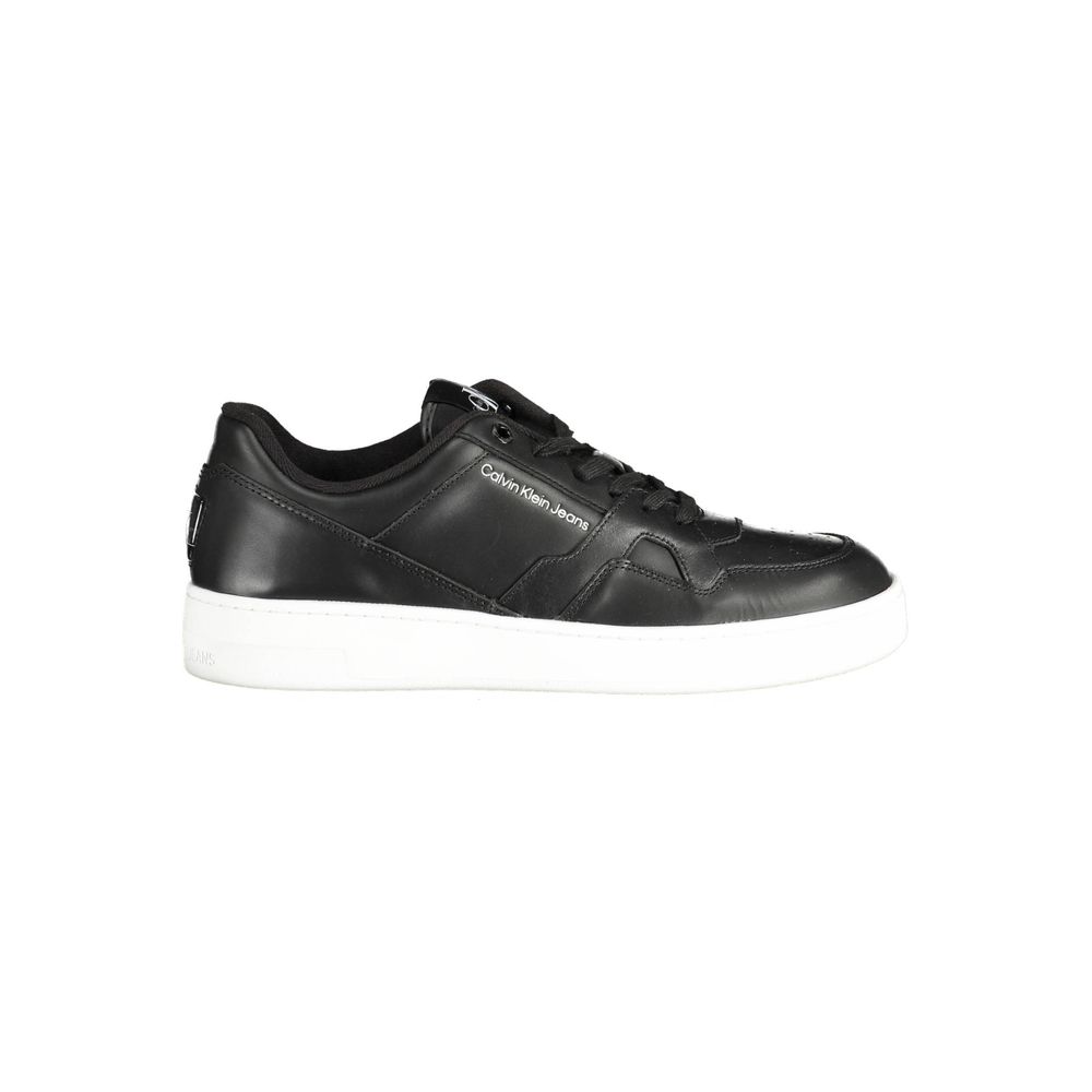 Baskets pour homme en polyester noir Calvin Klein
