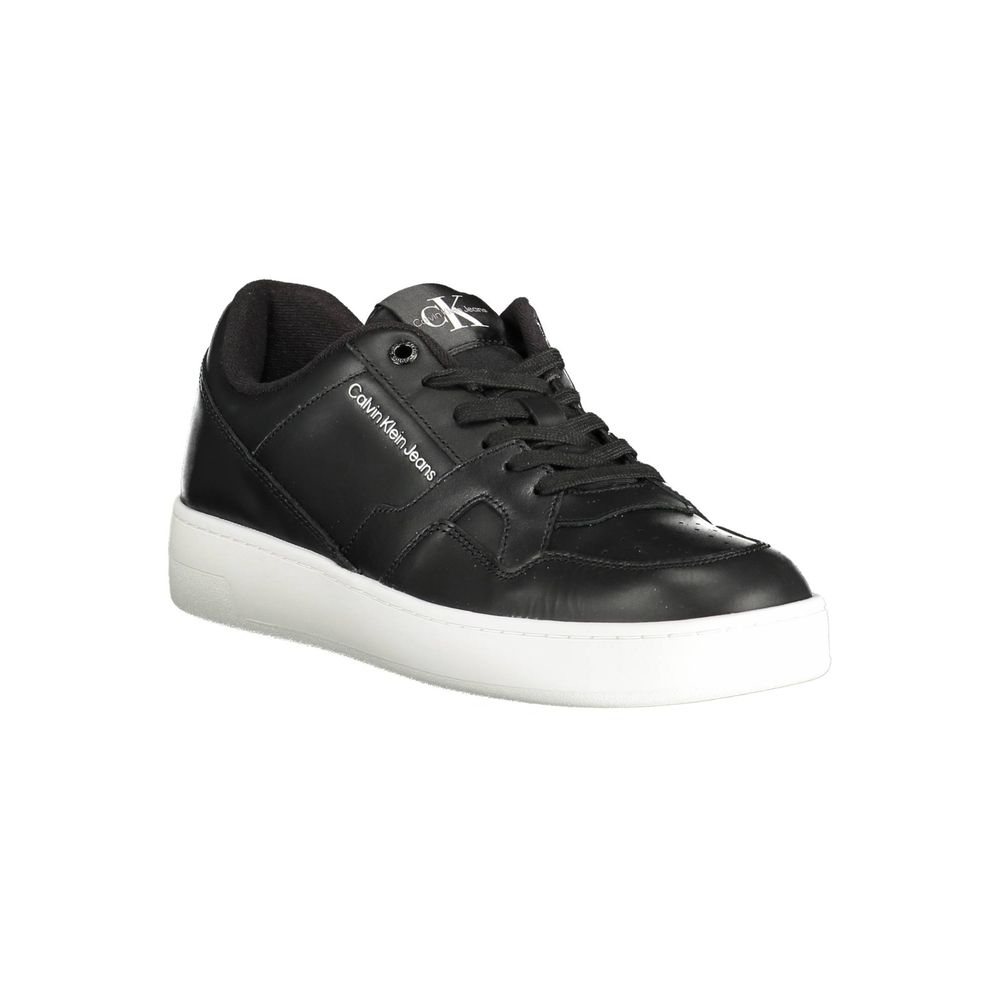 Baskets pour homme en polyester noir Calvin Klein