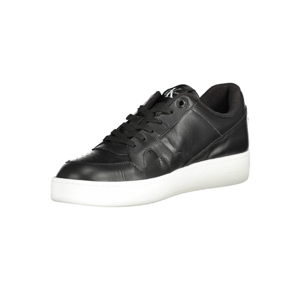 Baskets pour homme en polyester noir Calvin Klein