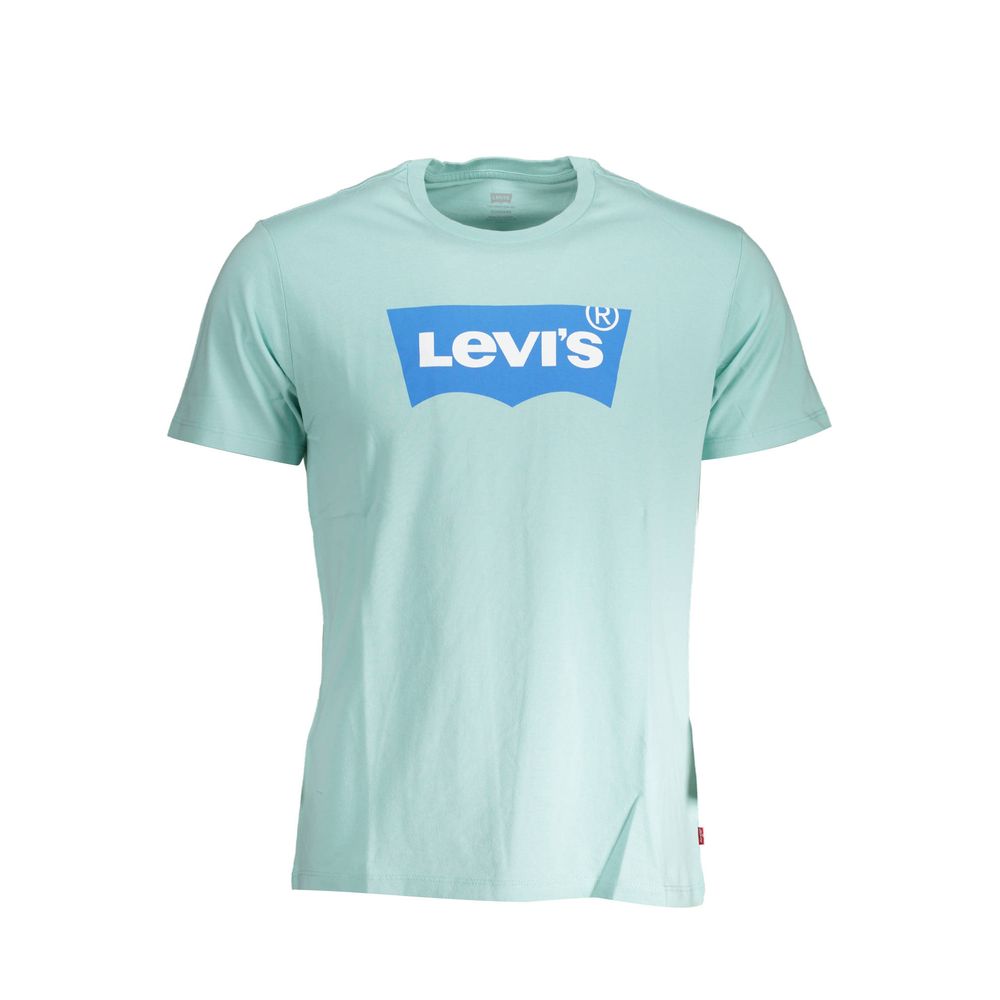 Levi's Azzurro Cotton Men T-Shirt