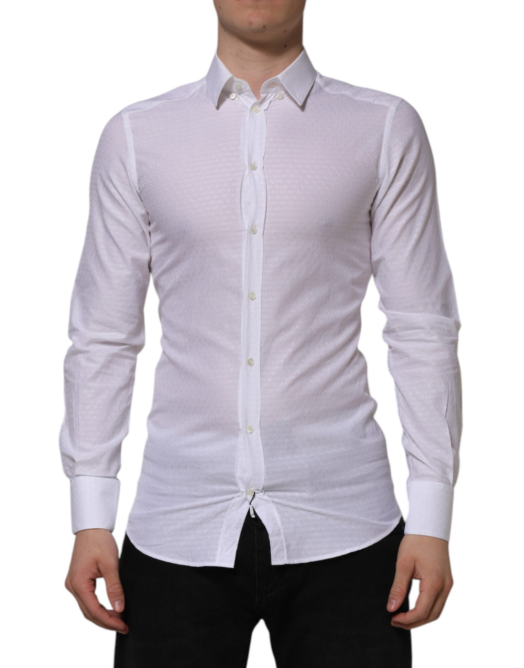 Dolce & Gabbana White Dress Shirt for Men