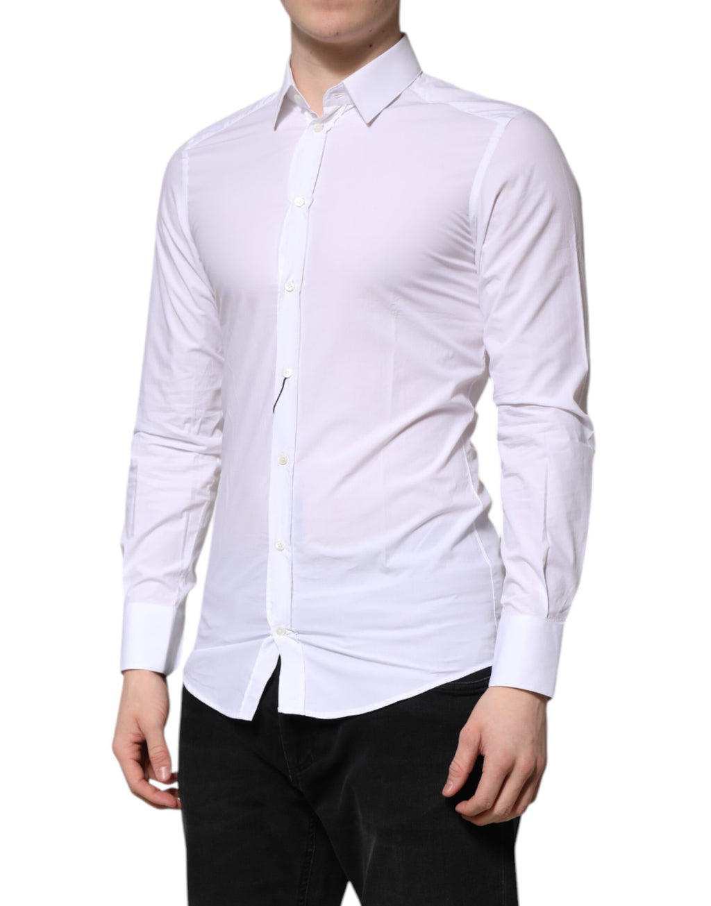 Dolce & Gabbana White Dress Shirt for Men detail view
