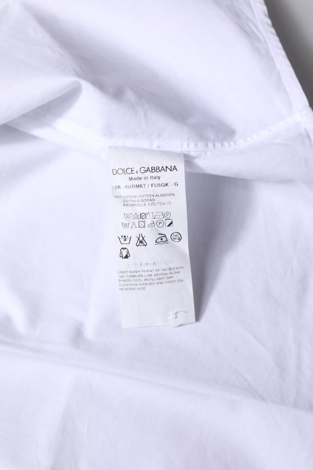 Dolce & Gabbana White Dress Shirt for Men additional view