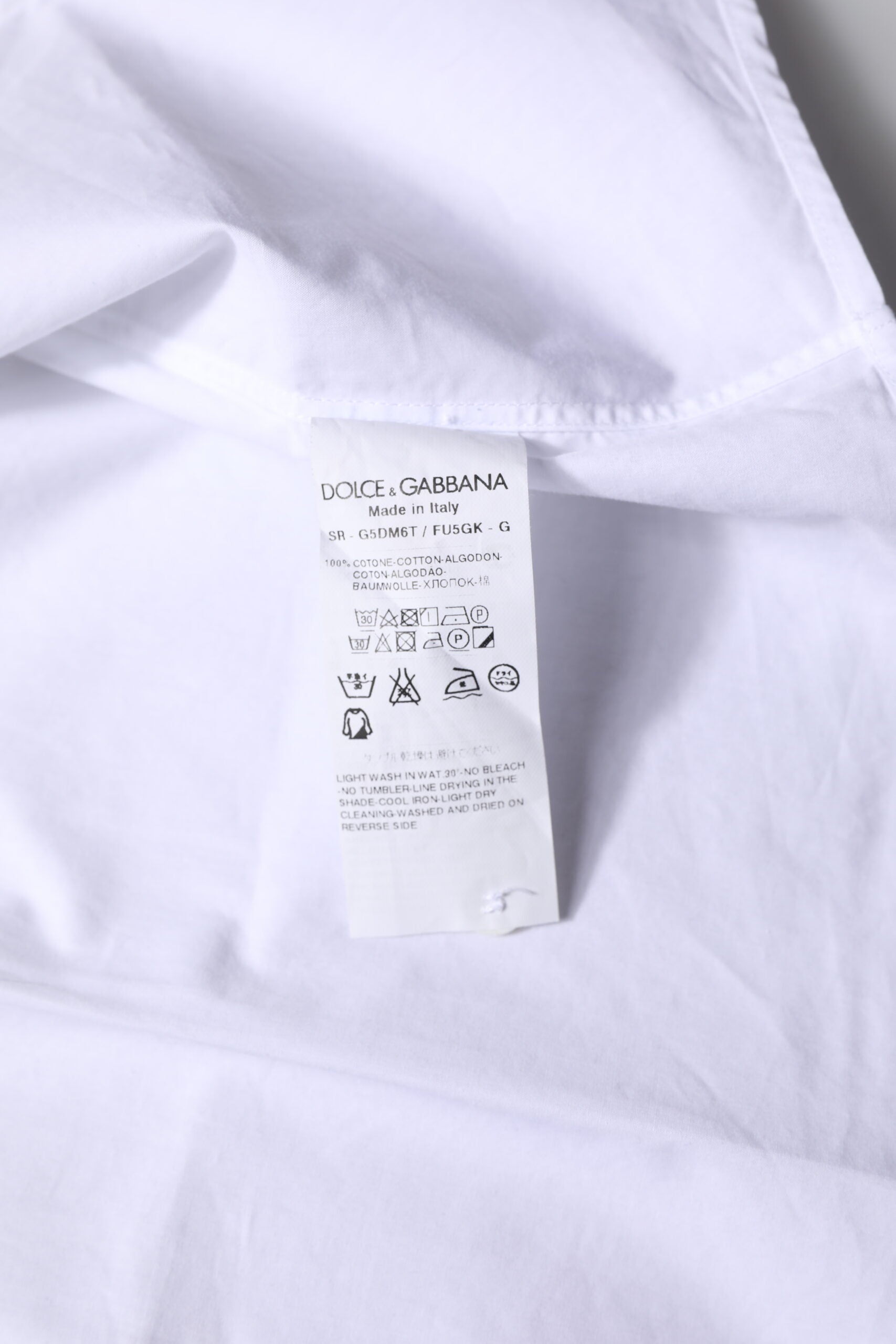 Dolce & Gabbana White Dress Shirt for Men additional view