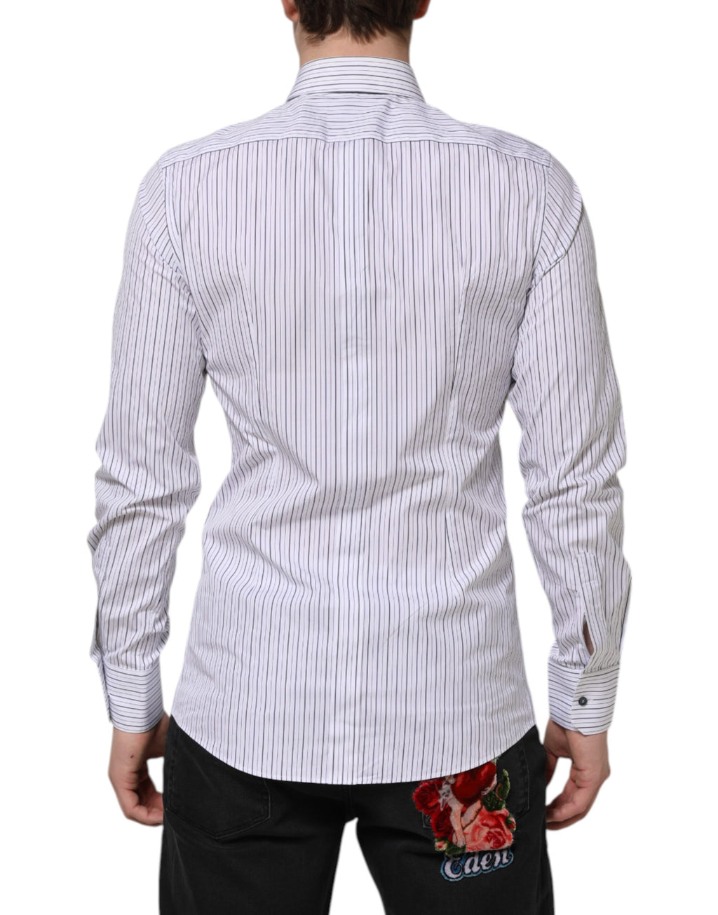 Dolce & Gabbana White Dress Shirt for Men side view