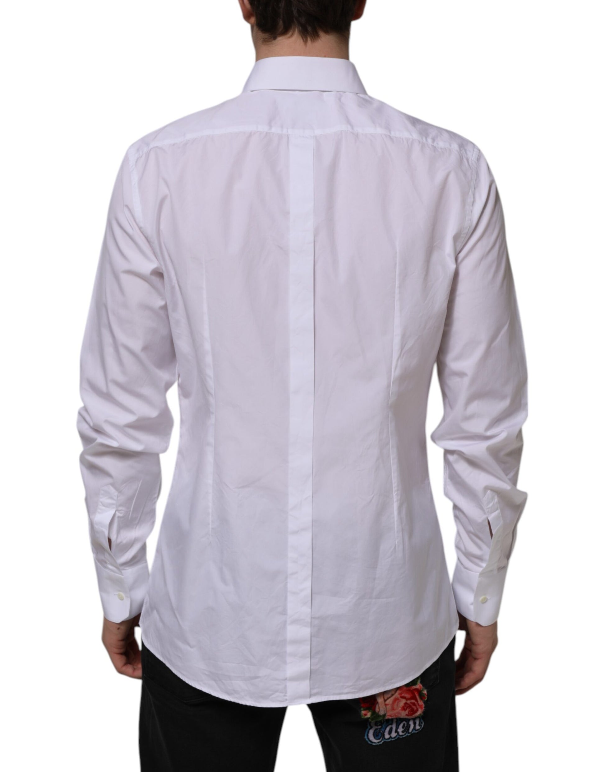 Dolce & Gabbana White Dress Shirt for Men side view