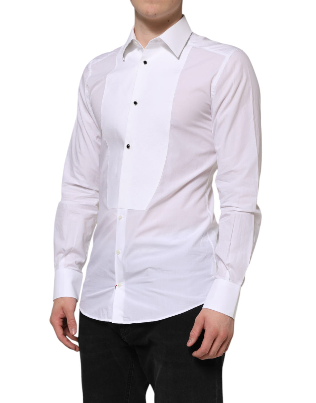 Dolce & Gabbana White Dress Shirt for Men detail view