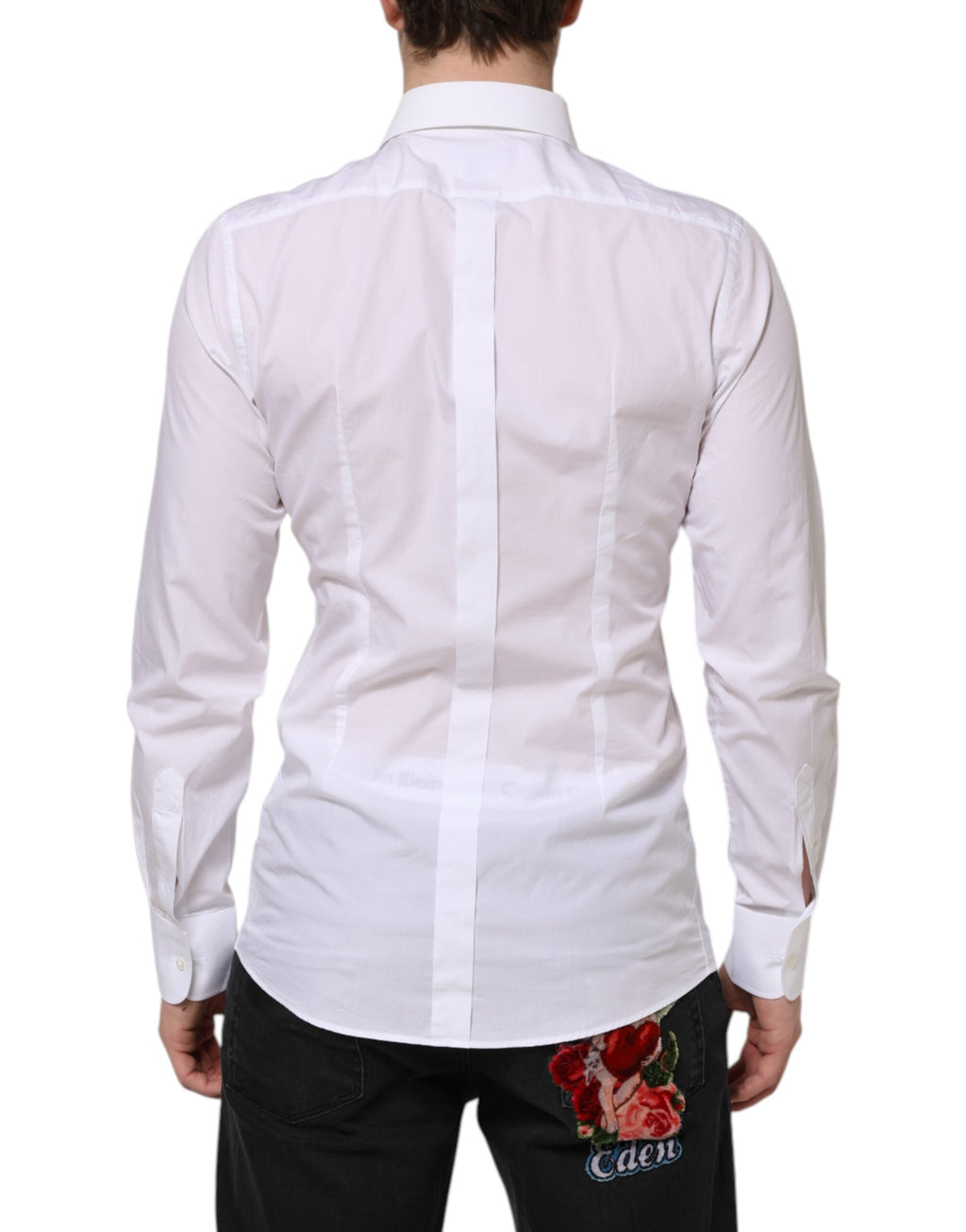Dolce & Gabbana White Dress Shirt for Men side view