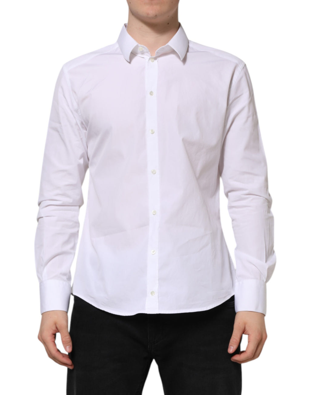 Dolce & Gabbana White Dress Shirt for Men