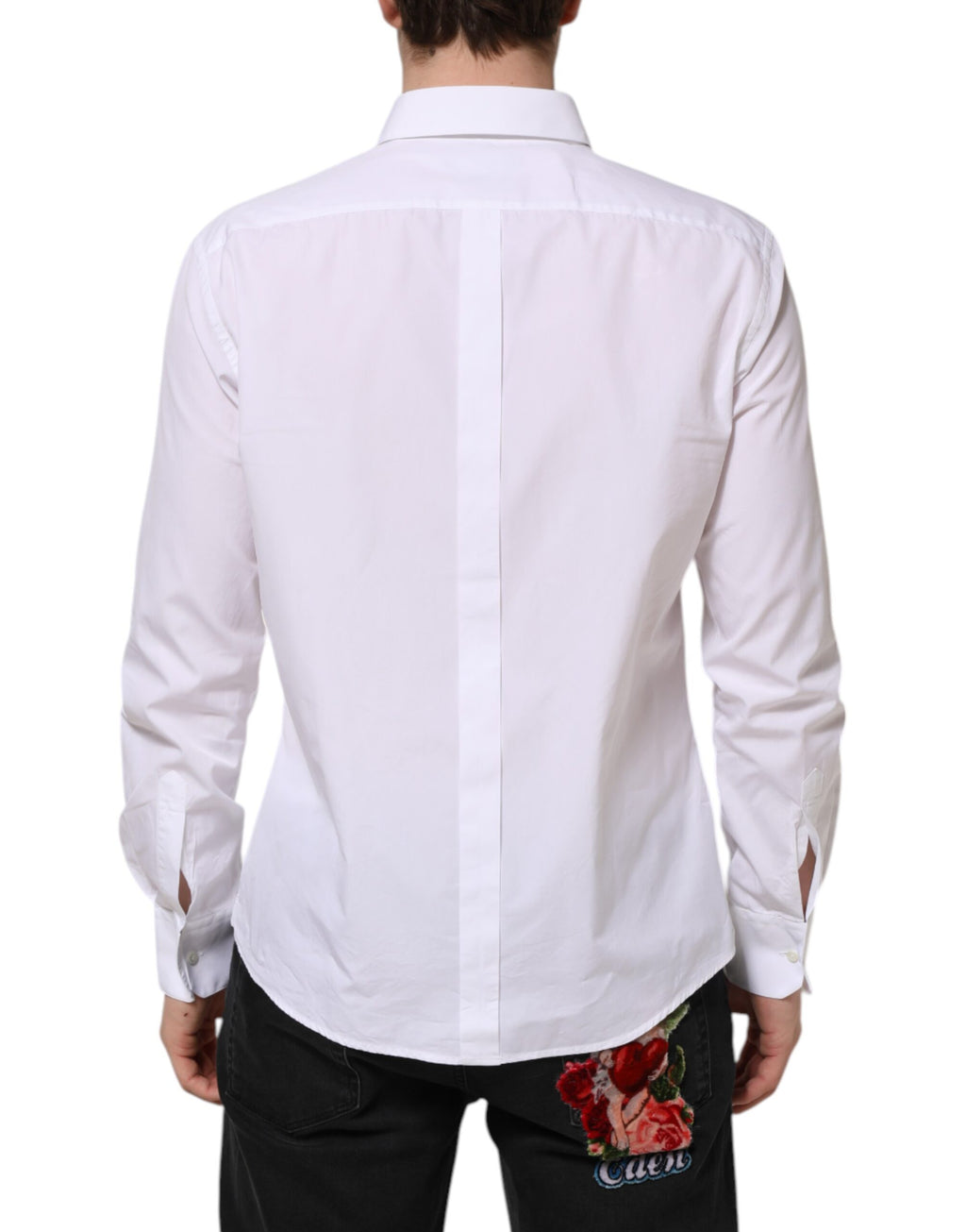 Dolce & Gabbana White Dress Shirt for Men side view