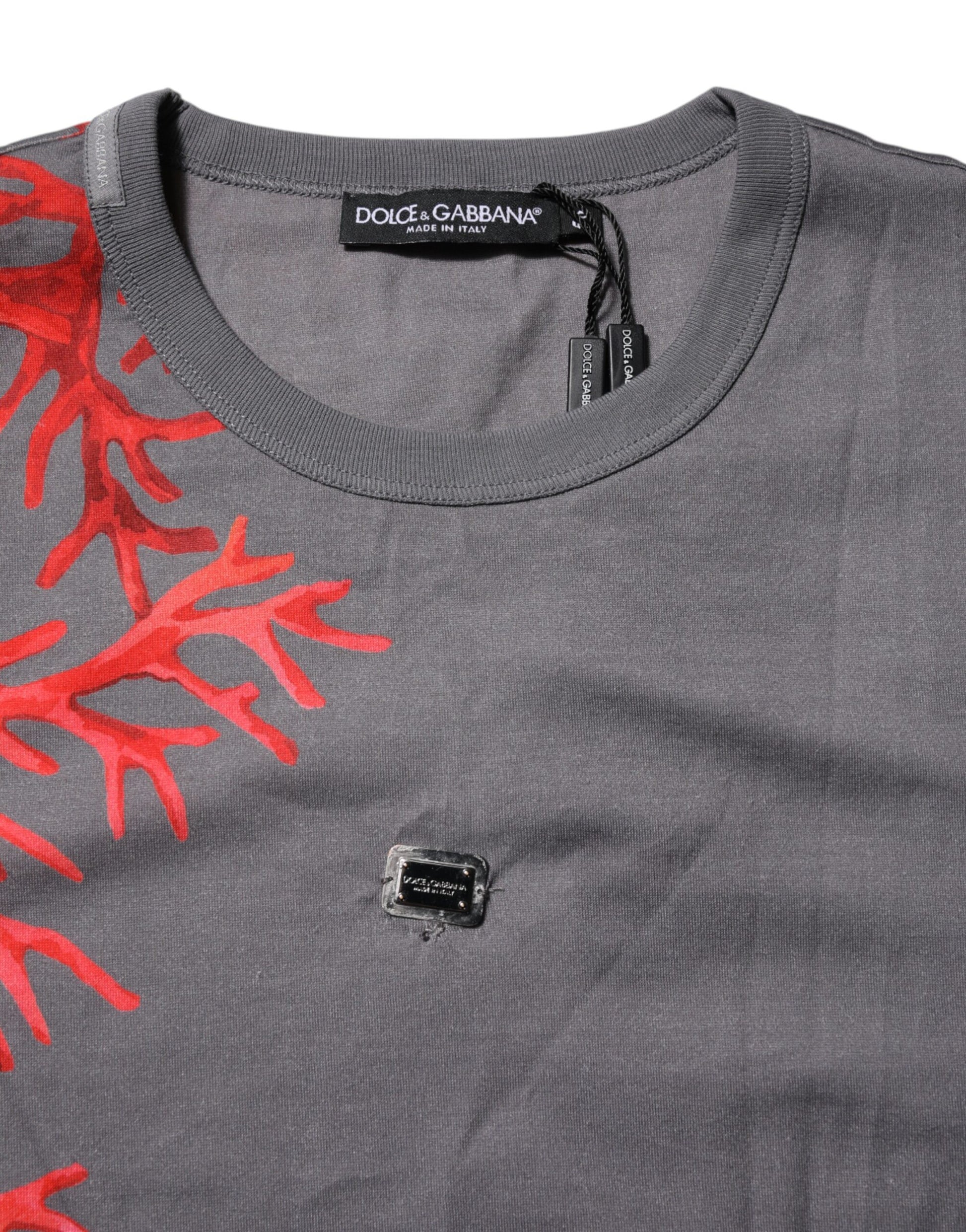 Dolce & Gabbana Grey T-Shirt for Men additional view