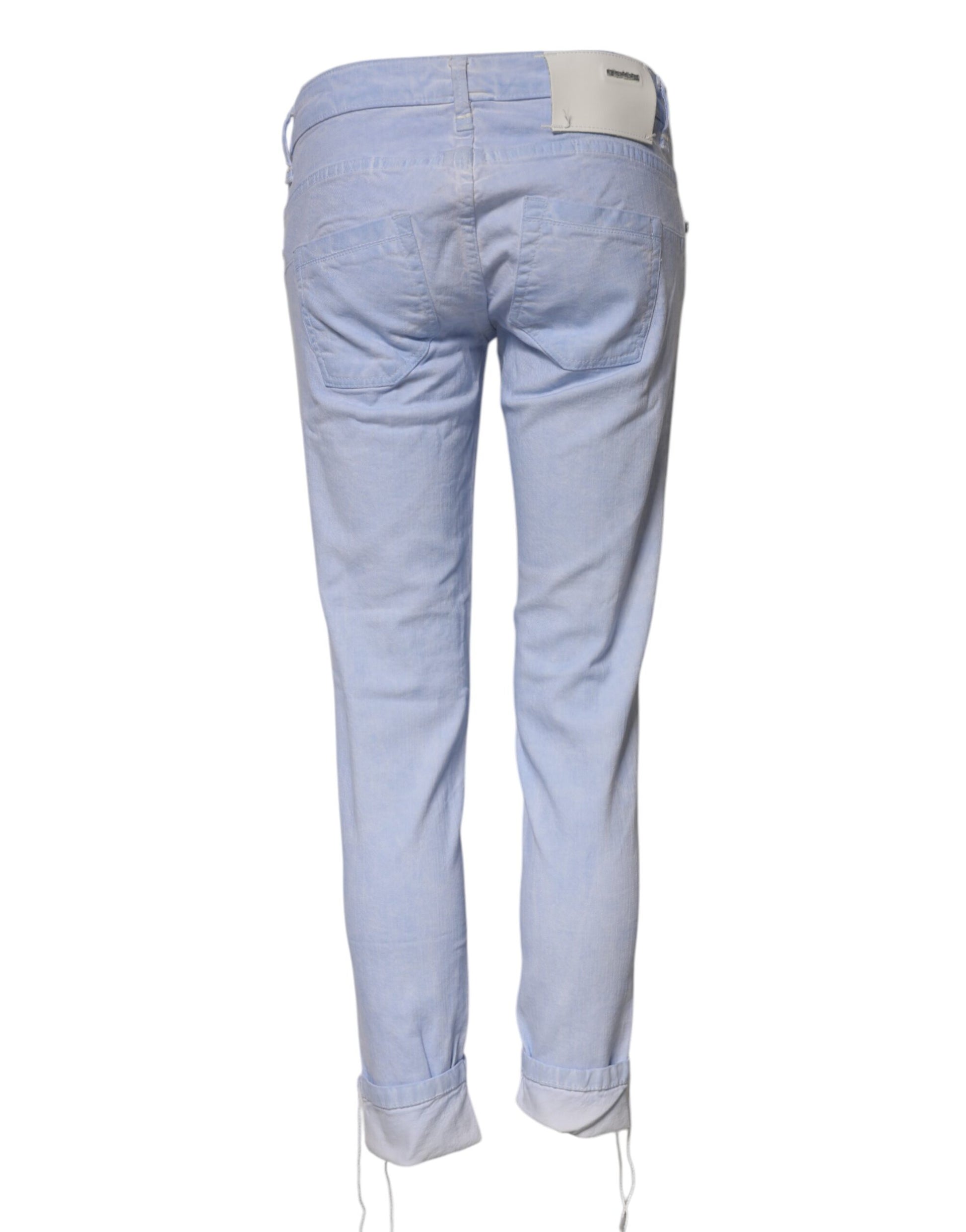 Acht Blue Skinny Jeans for Women detail view