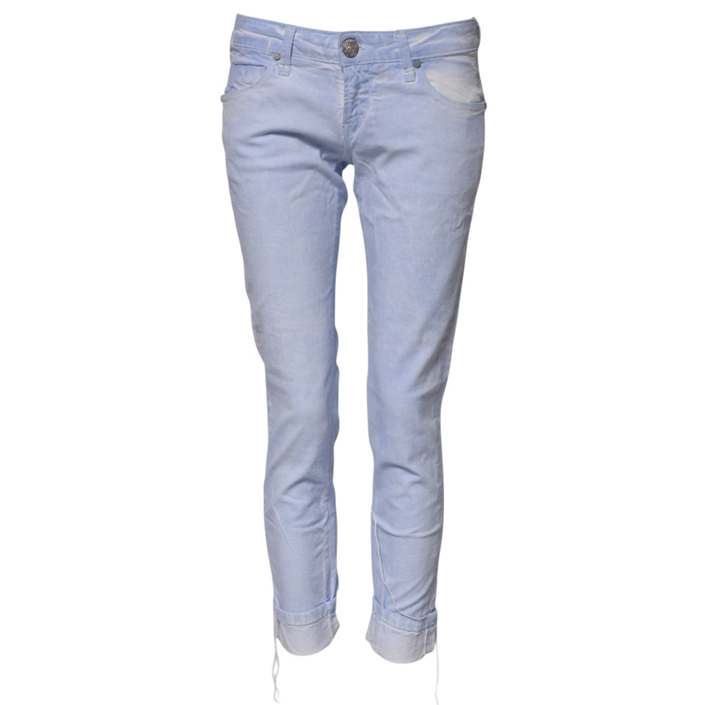 Acht Blue Skinny Jeans for Women additional view