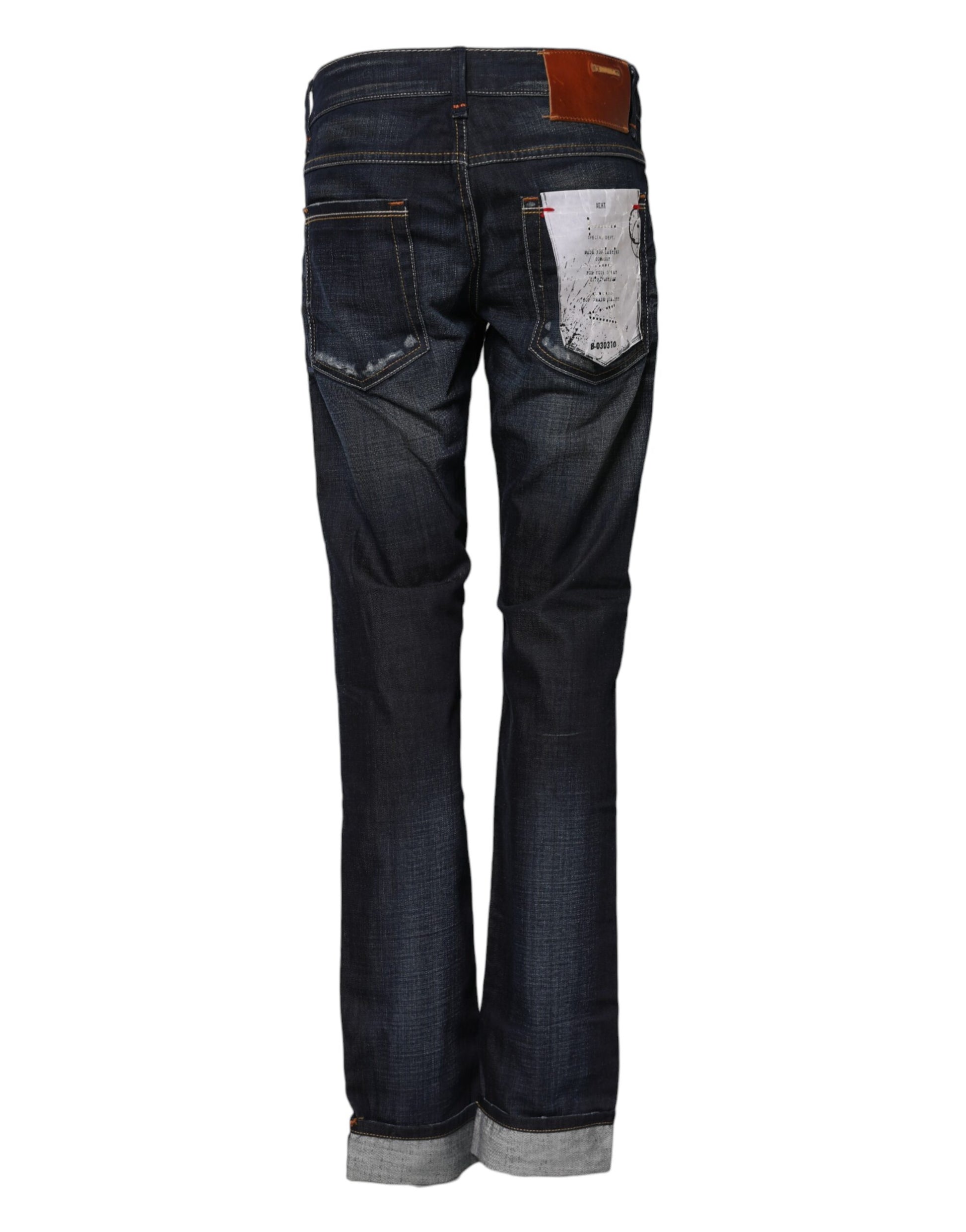Acht Blue Flared Jeans for Women detail view