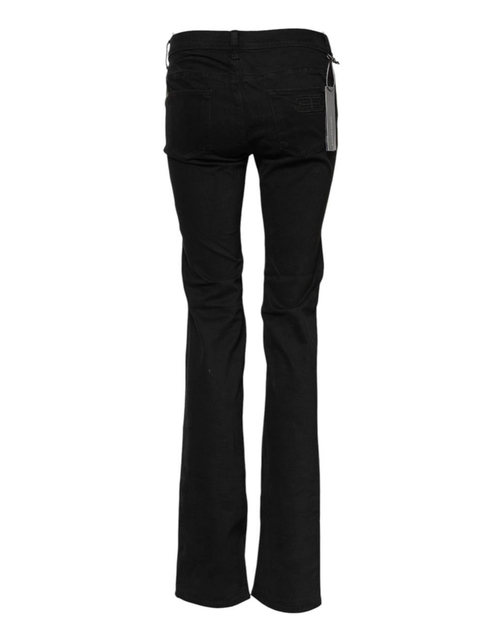 Ermanno Scervino – Schwarze Bootcut-Jeans aus Stretch-Baumwolle