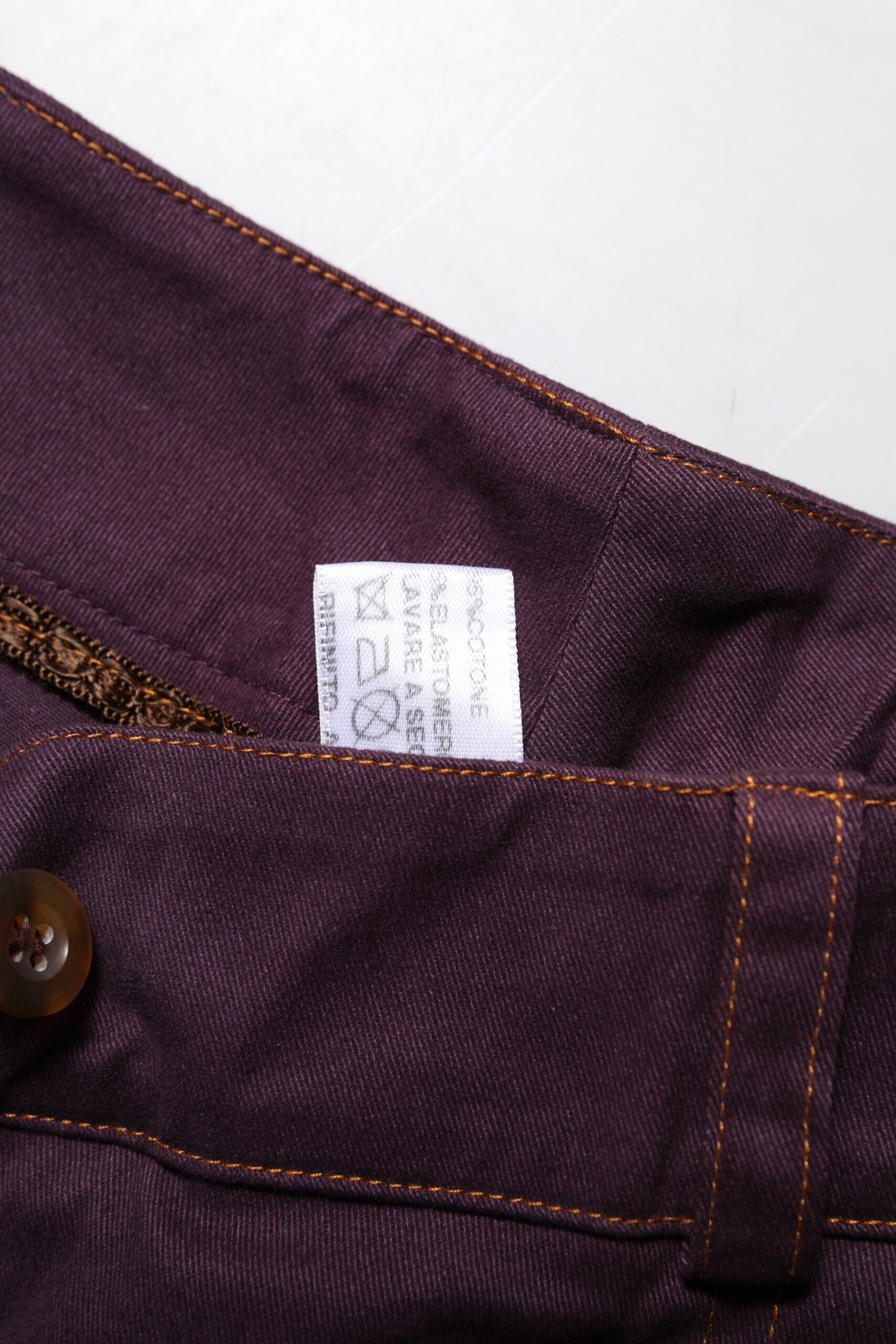 BENCIVENGA Purple Flared Pants for Women side view