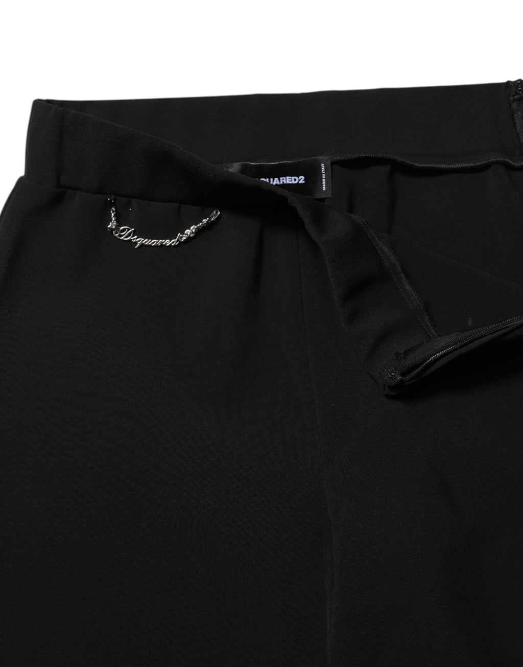 Dsquared² Black Flared Pants for Women side view