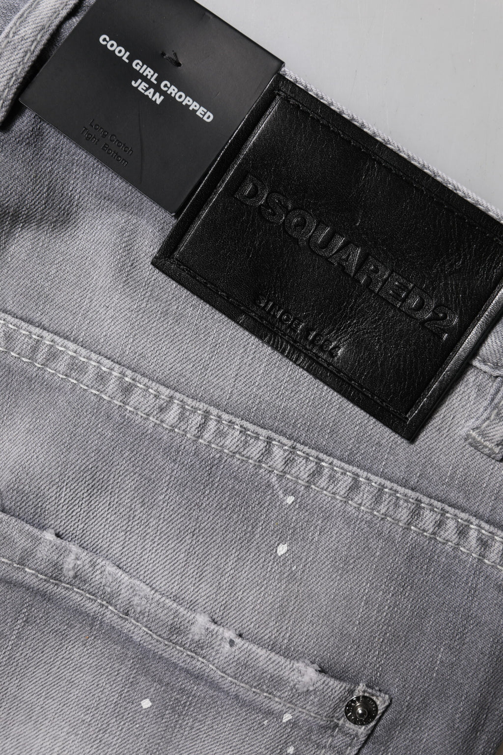 Dsquared² Grey Relaxed Fit Jeans for Women additional view