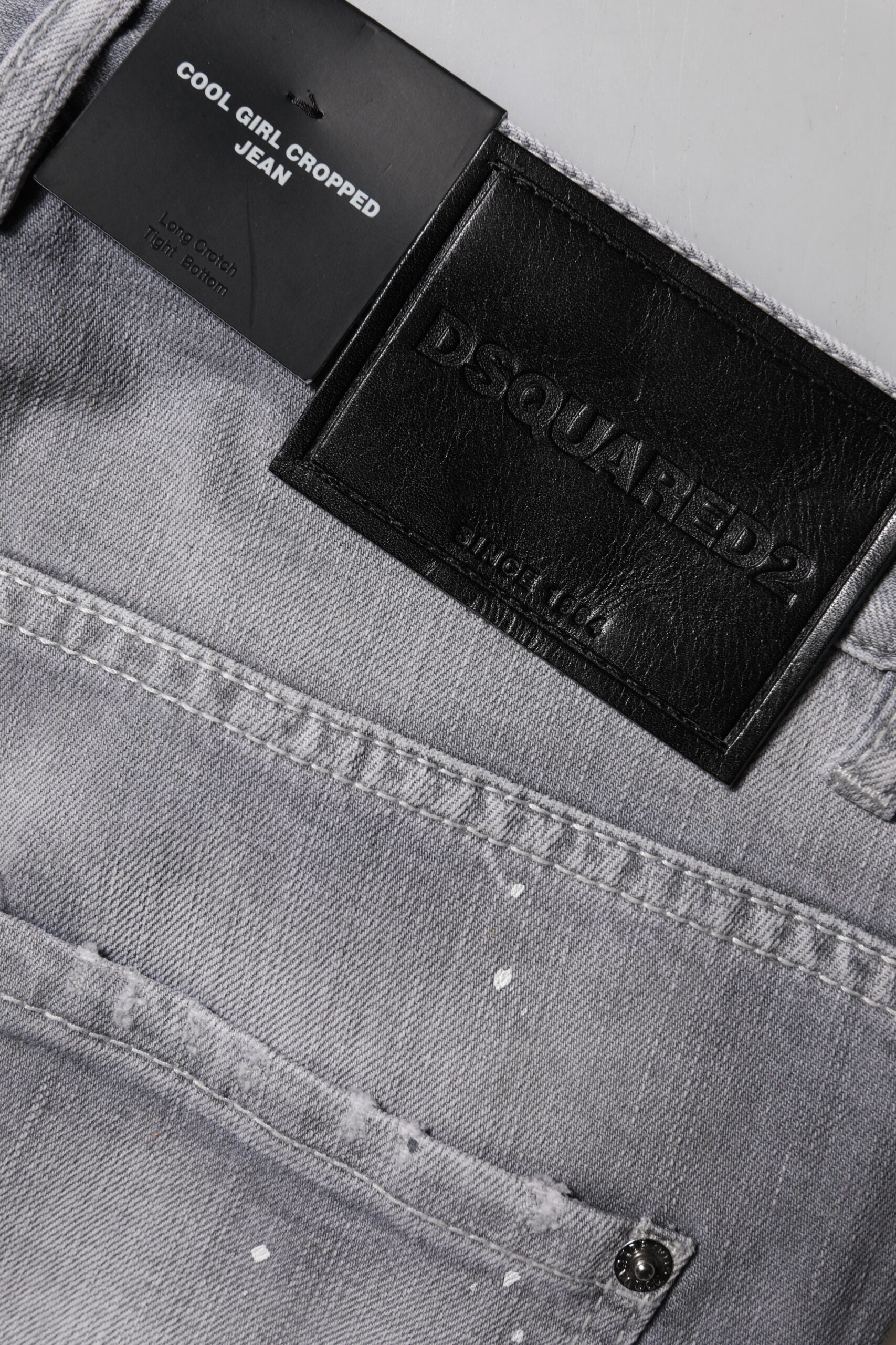 Dsquared² Grey Relaxed Fit Jeans for Women additional view