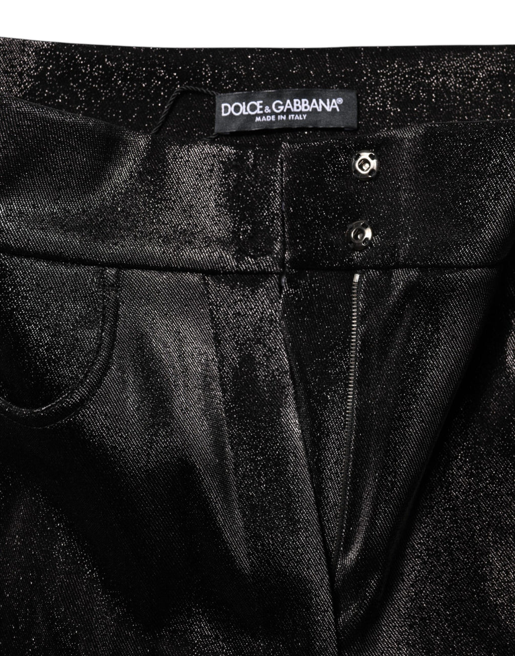 Dolce & Gabbana Black Skinny Pants for Women side view