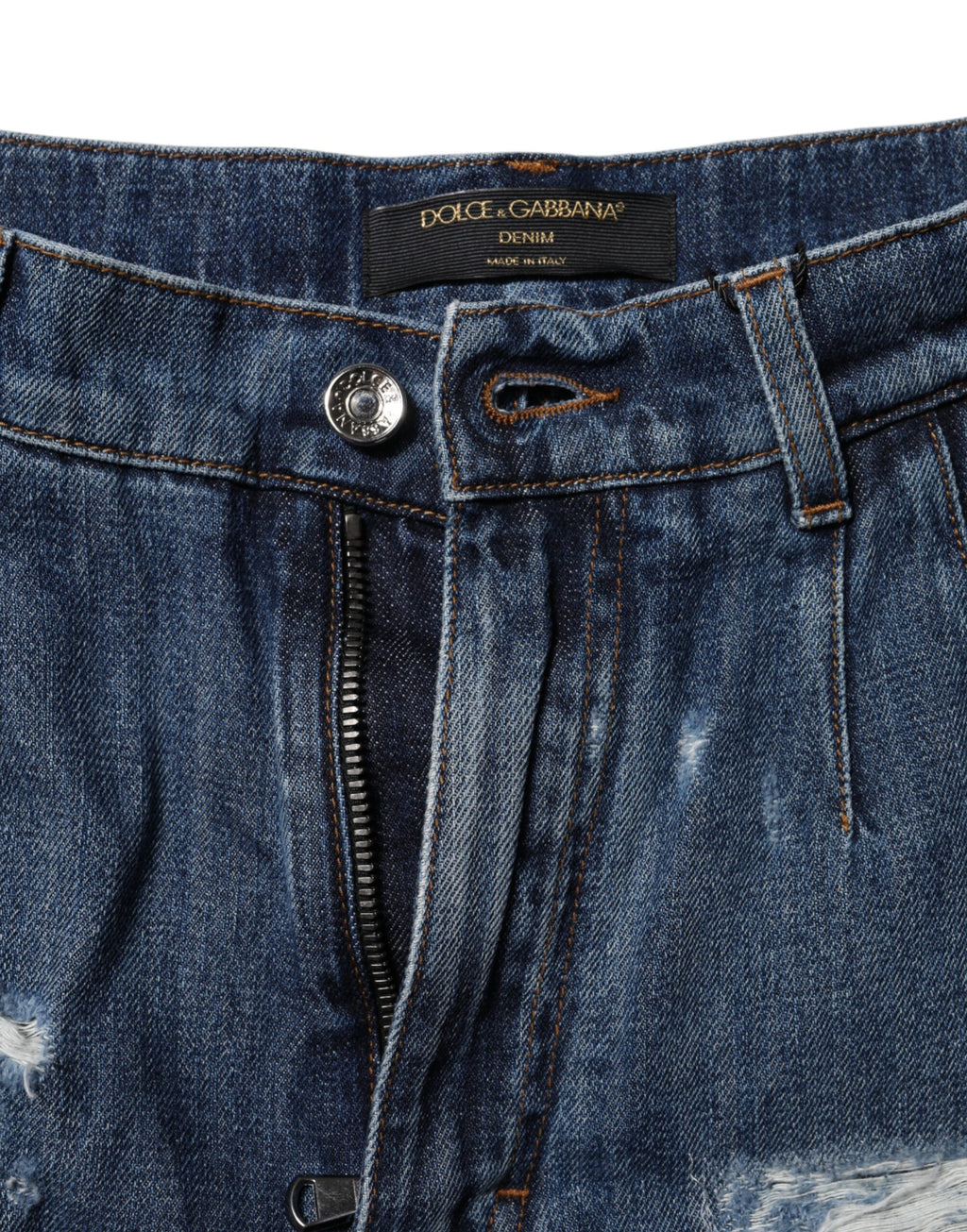 Dolce & Gabbana Blue Bermuda for Women side view