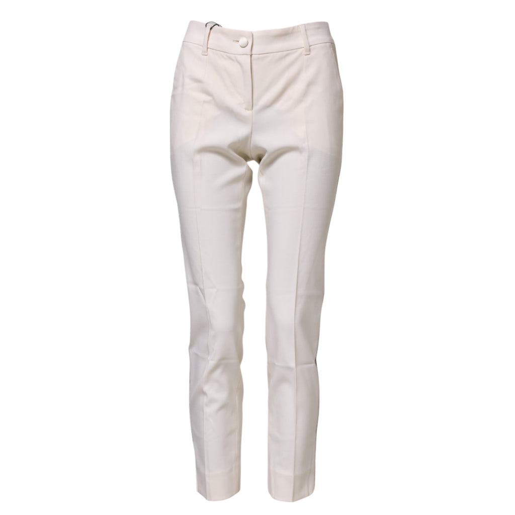 Dolce & Gabbana White Skinny Pants for Women additional view