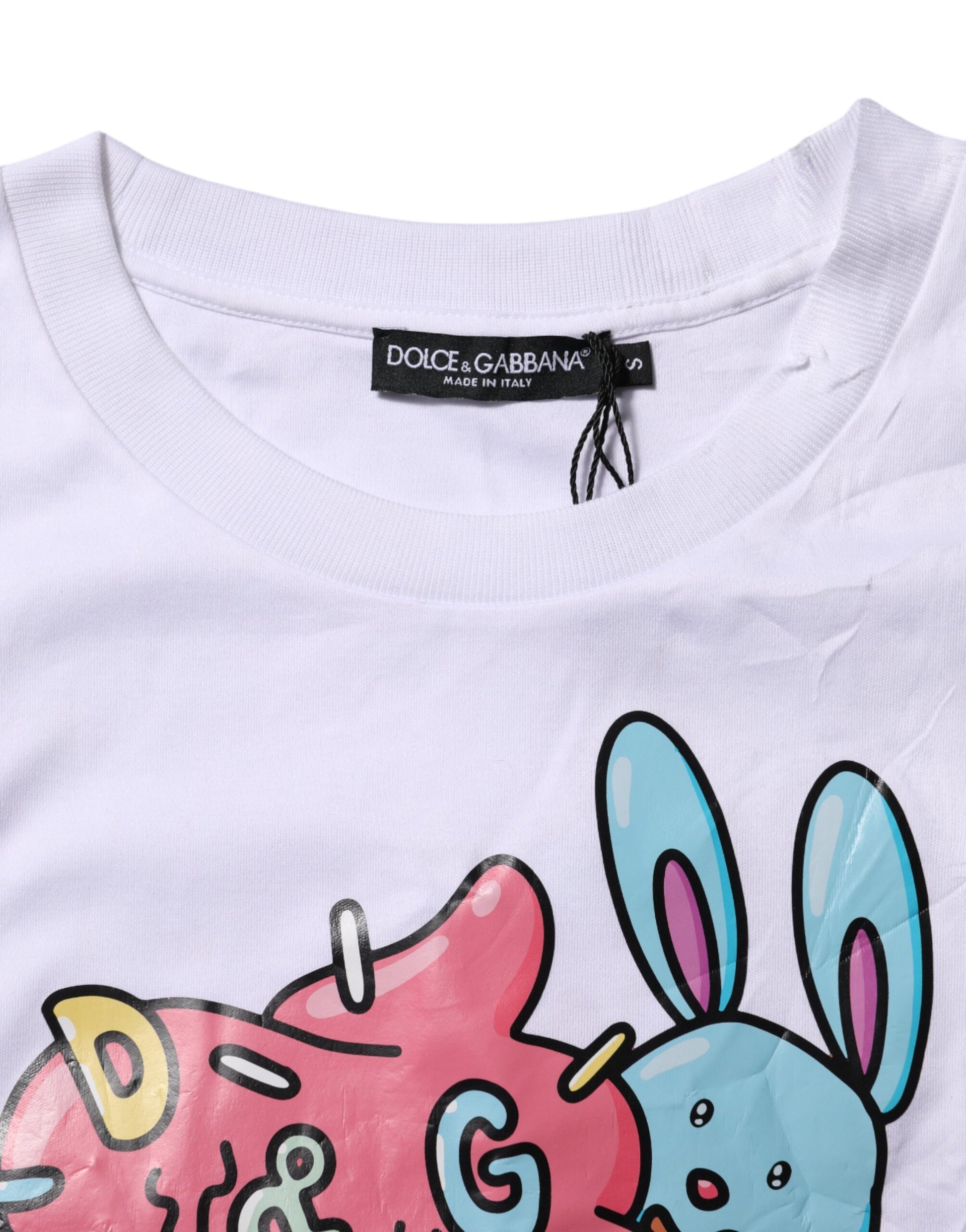 Dolce & Gabbana White T-Shirt for Women side view