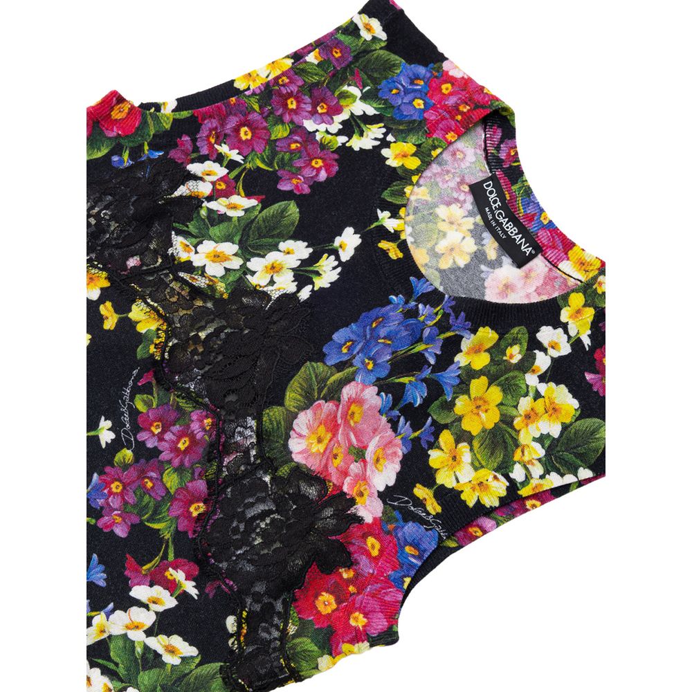 Dolce & Gabbana Black Tank Tops T for Women detail view