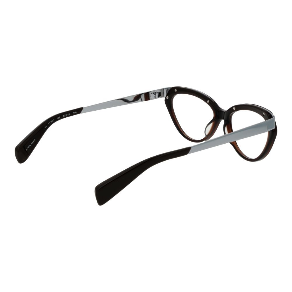 Yohji Yamamoto Brown Glasses Frames Unisex detail view