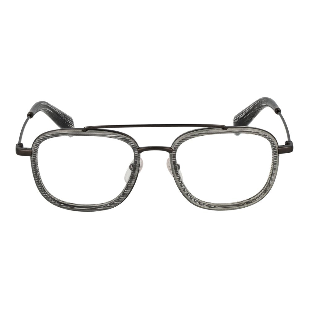 Yohji Yamamoto Grey Glasses Frames for Men alternate view