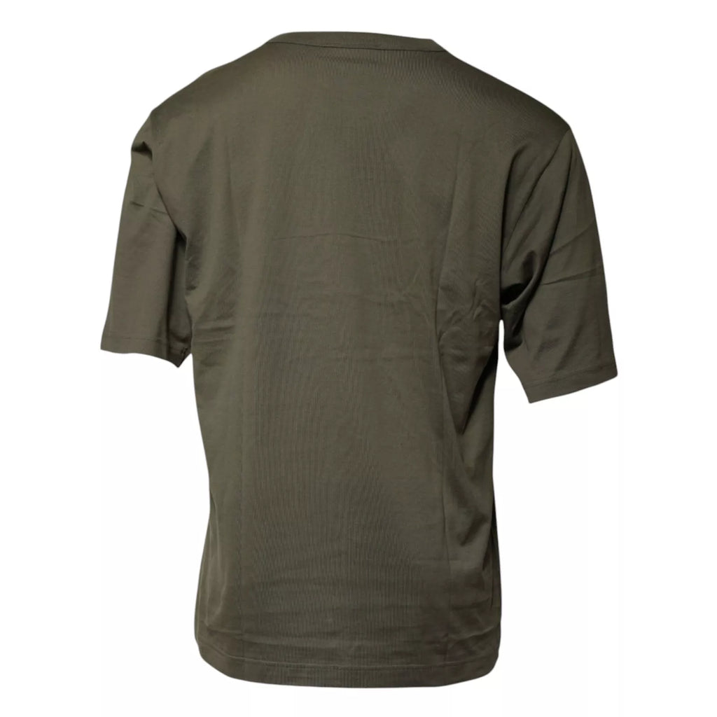 Dolce & Gabbana Green T-Shirt for Men detail view