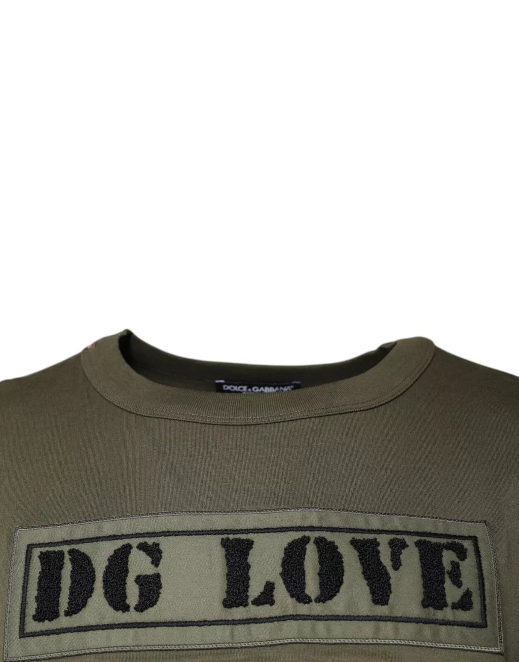 Dolce & Gabbana Green T-Shirt for Men side view