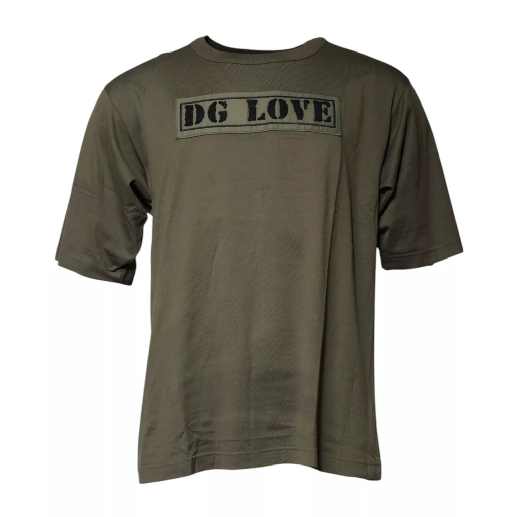Dolce & Gabbana Green T-Shirt for Men