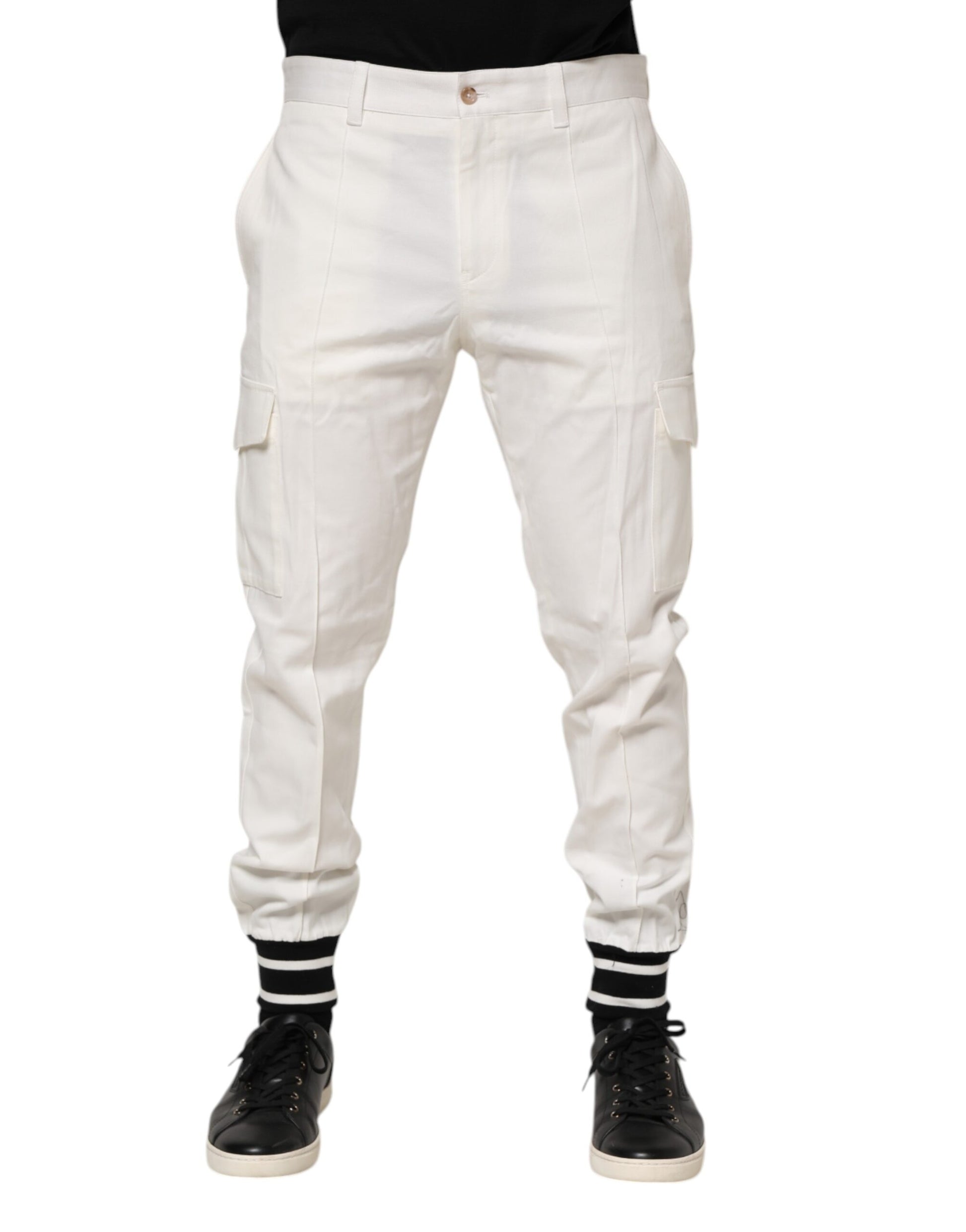 Dolce & Gabbana White Athletic Pants for Men alternate view