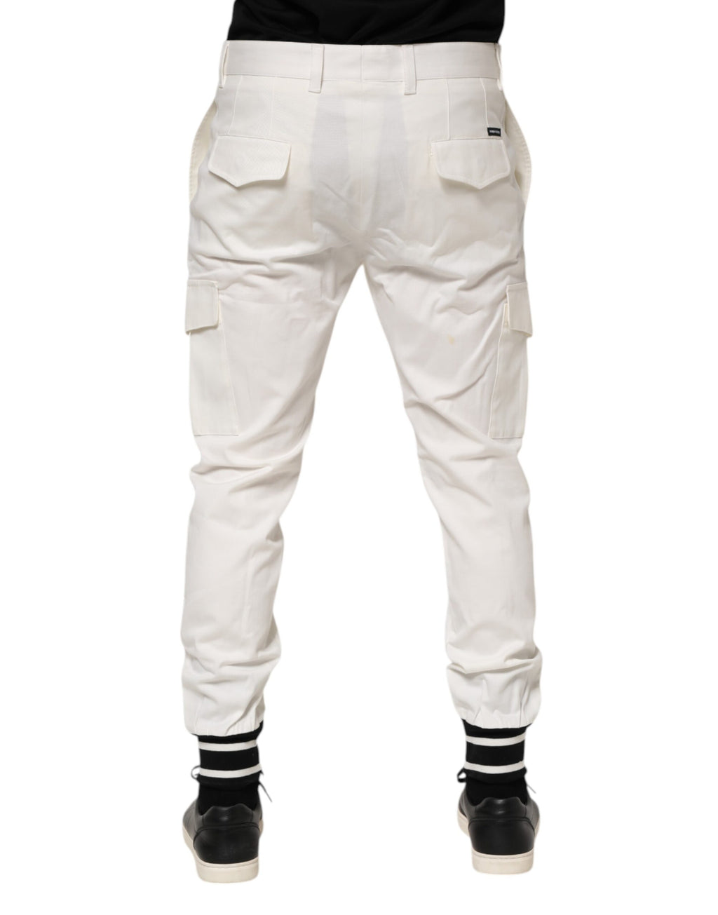 Dolce & Gabbana White Athletic Pants for Men side view