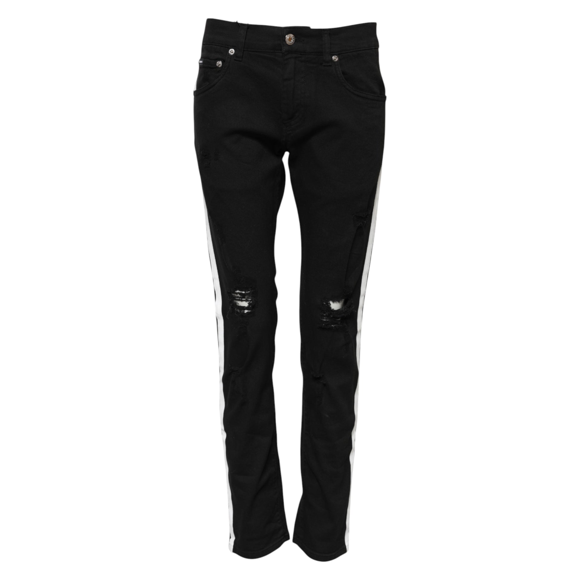 Dolce & Gabbana Black Skinny Jeans for Men additional view