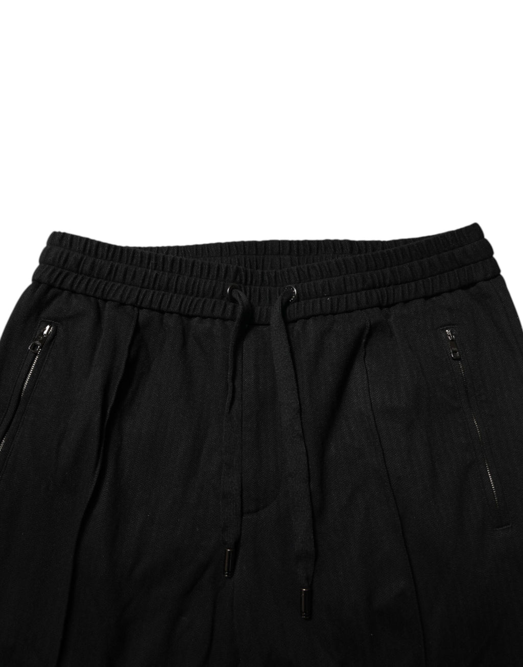 Pantalon de jogging skinny Dolce & Gabbana noir en viscose à logo pour homme
