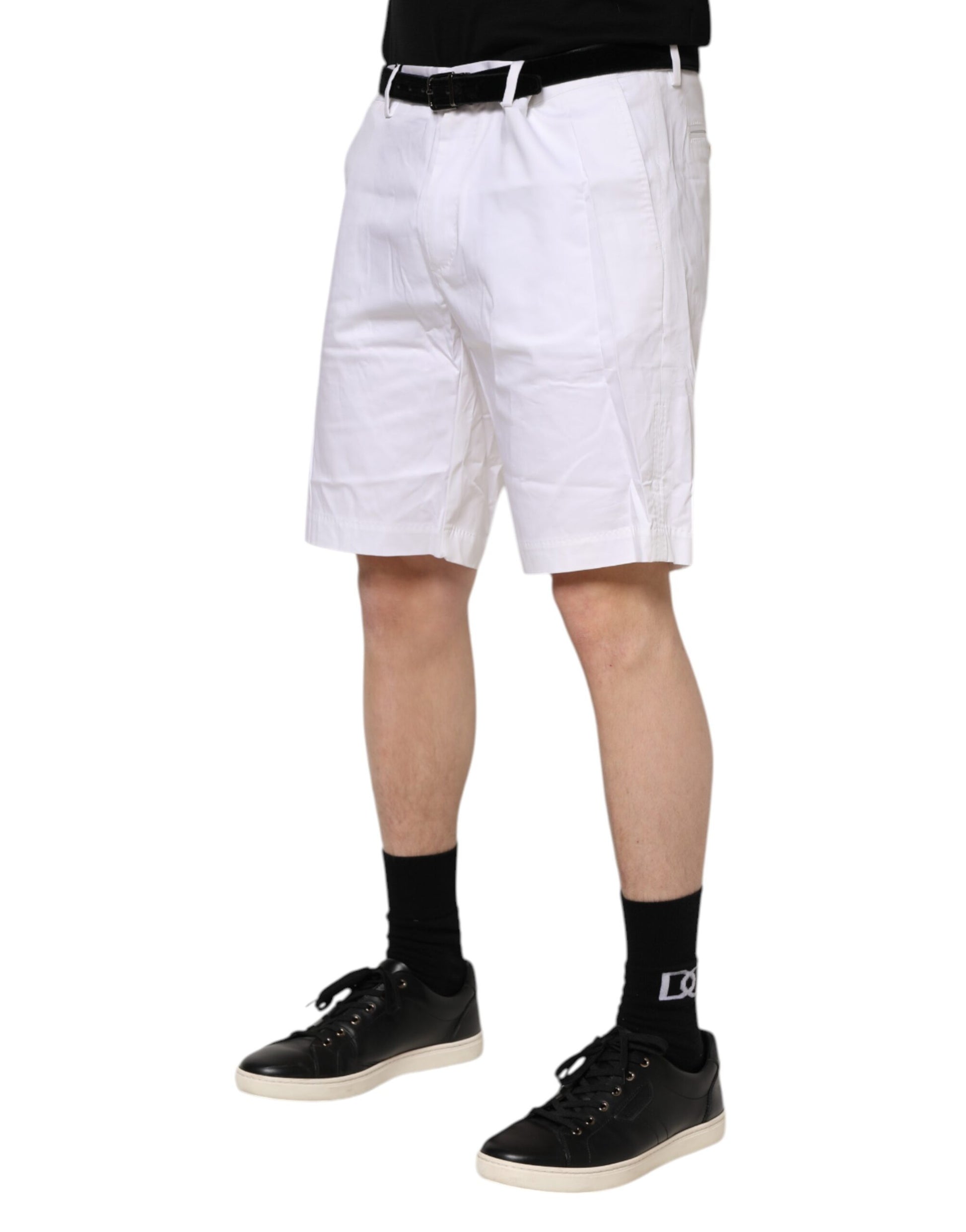Dolce & Gabbana White Shorts for Men detail view