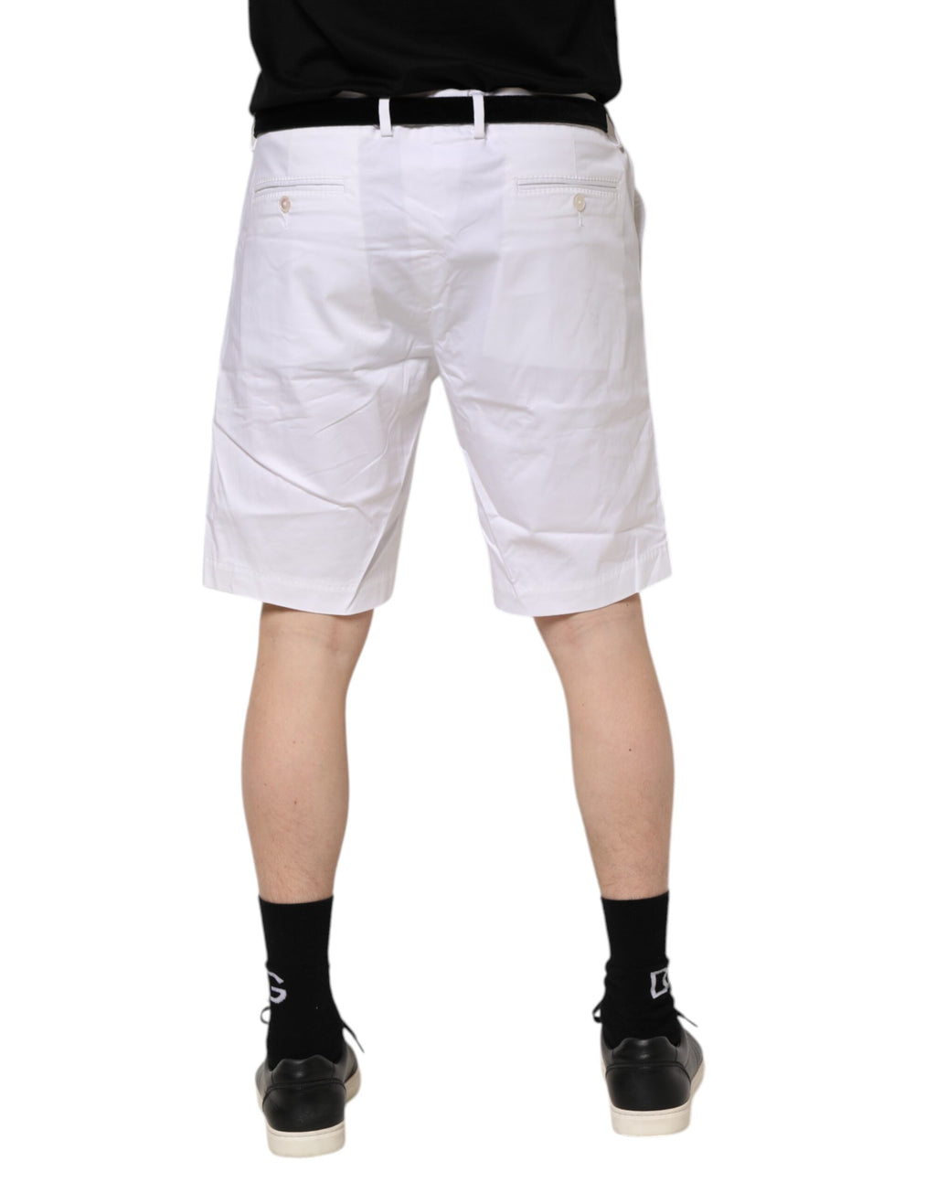 Dolce & Gabbana White Shorts for Men side view
