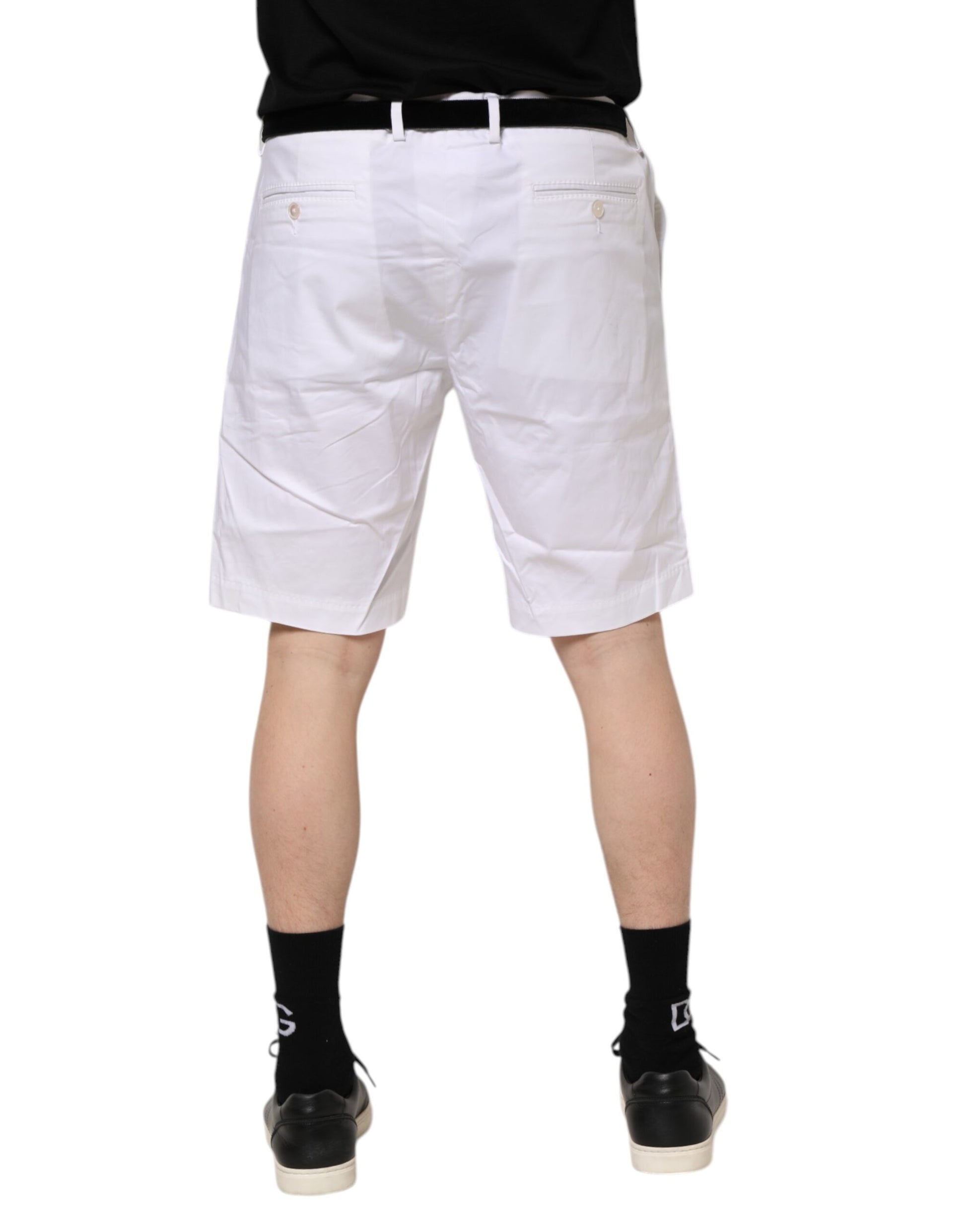 Dolce & Gabbana White Shorts for Men side view