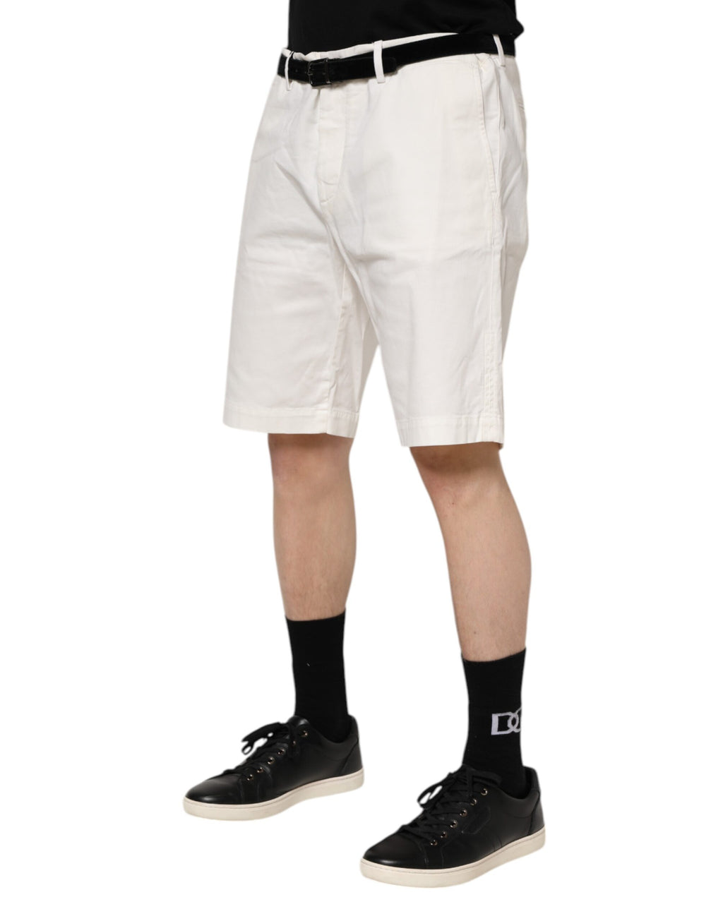 Dolce & Gabbana White Shorts for Men detail view