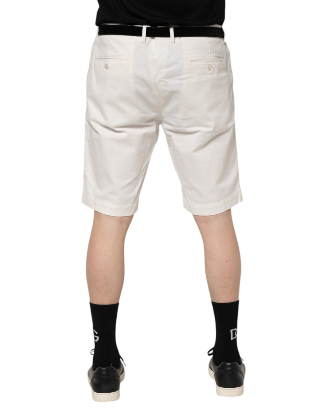 Dolce & Gabbana White Shorts for Men side view