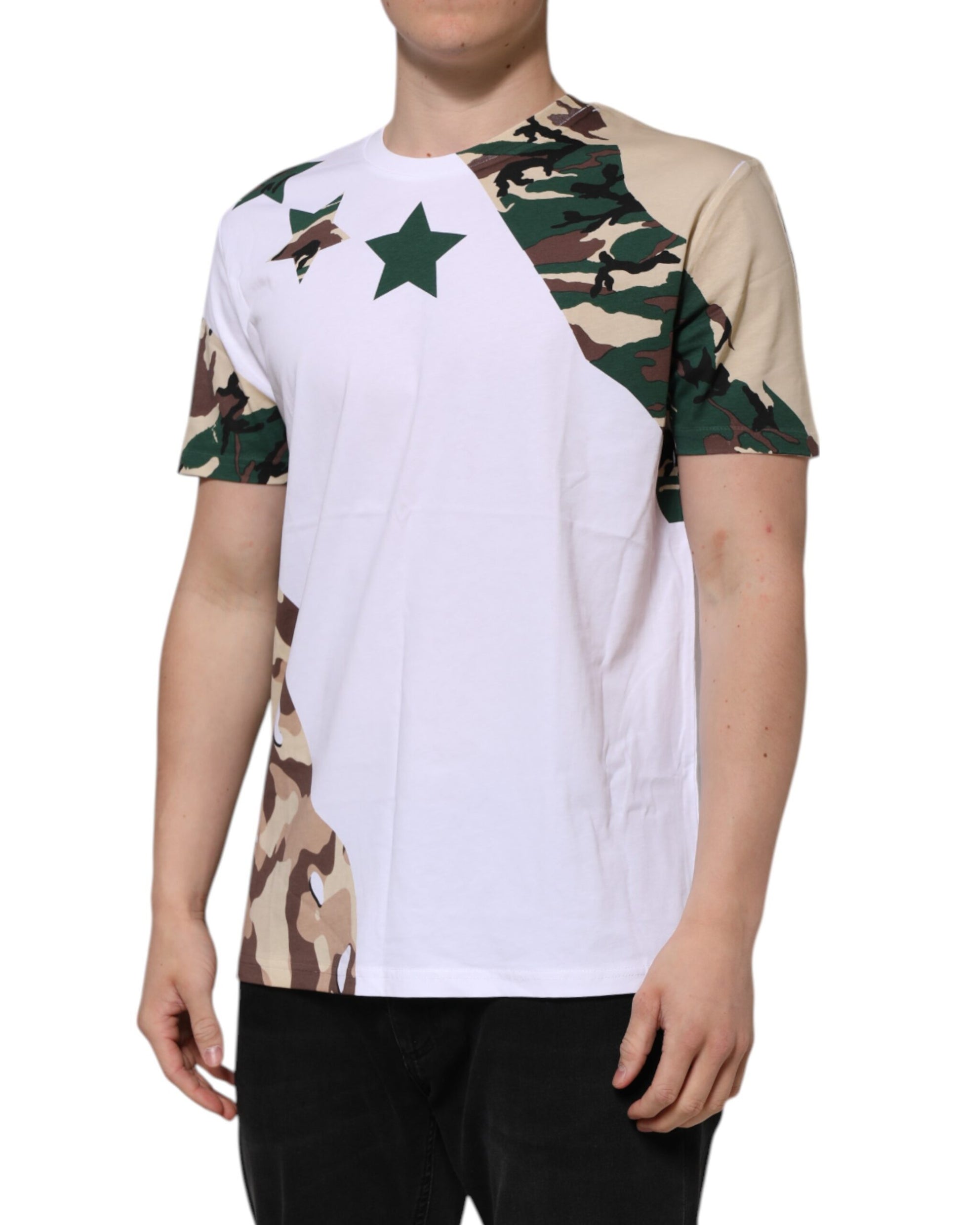 Dolce & Gabbana White T-Shirt for Men detail view