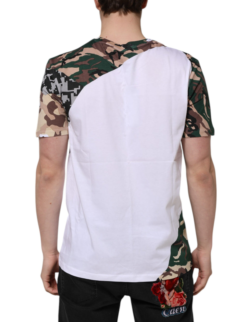 Dolce & Gabbana White T-Shirt for Men side view