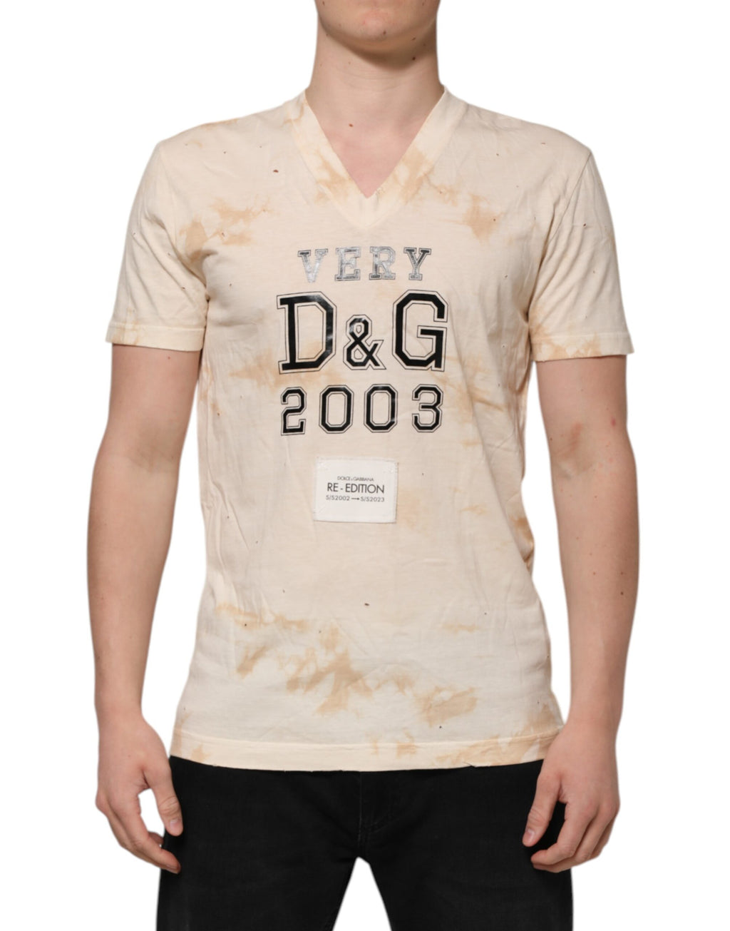 Dolce & Gabbana Beige T-Shirt for Men