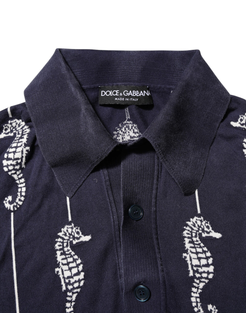 Dolce & Gabbana Blue Polo Shirt for Men additional view