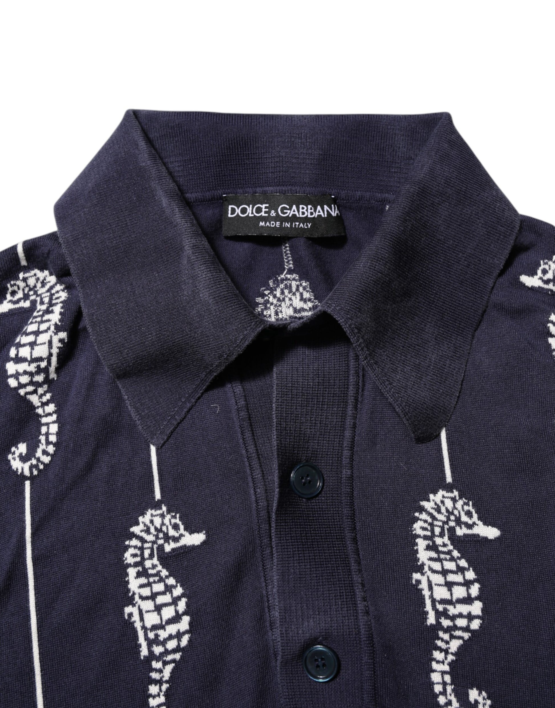 Dolce & Gabbana Blue Polo Shirt for Men additional view