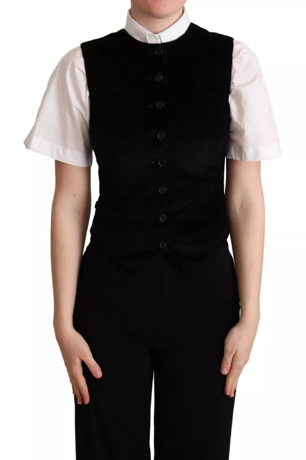 Dolce & Gabbana Black Waistcoats for Women