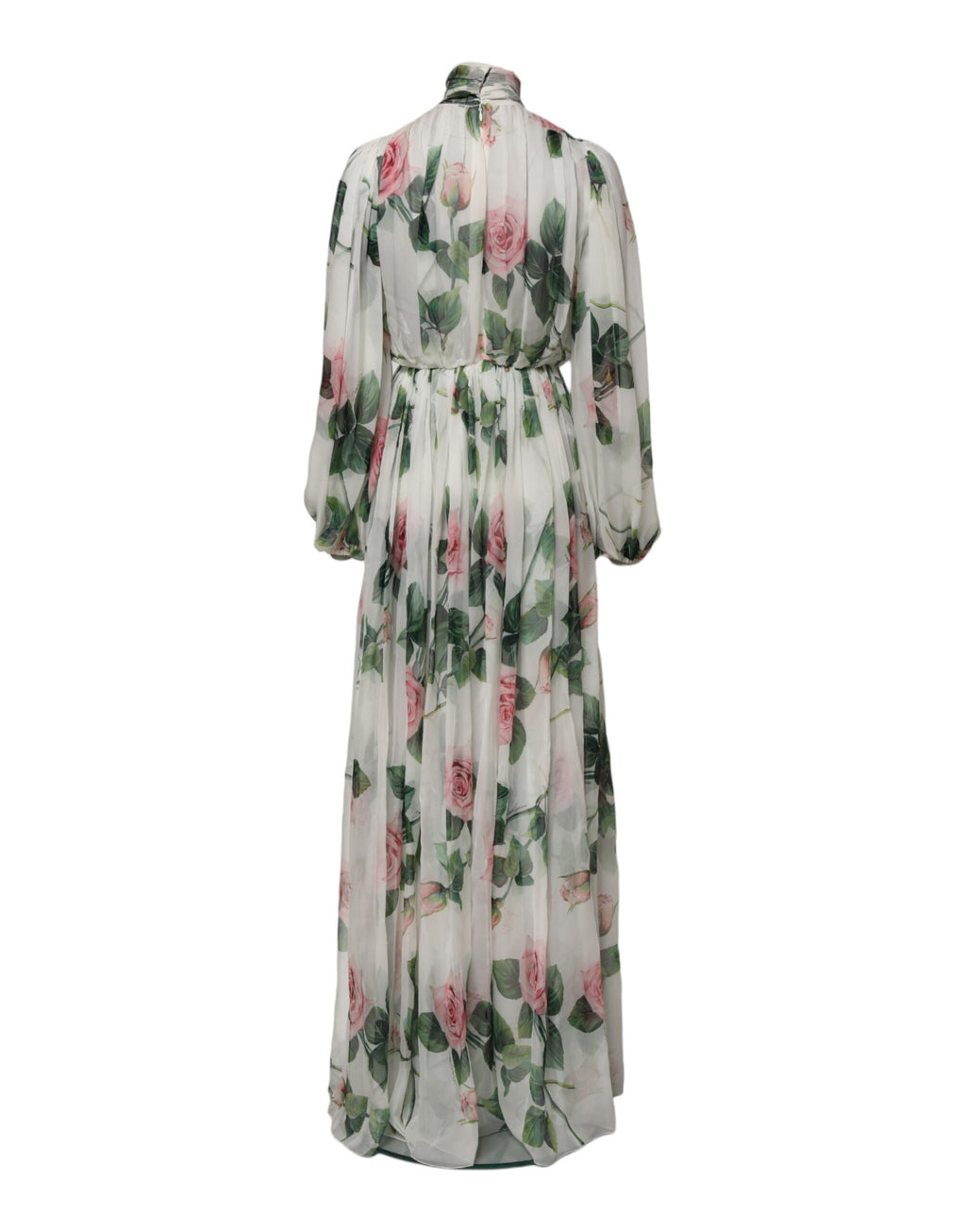 Dolce & Gabbana White Long Dress for Women detail view