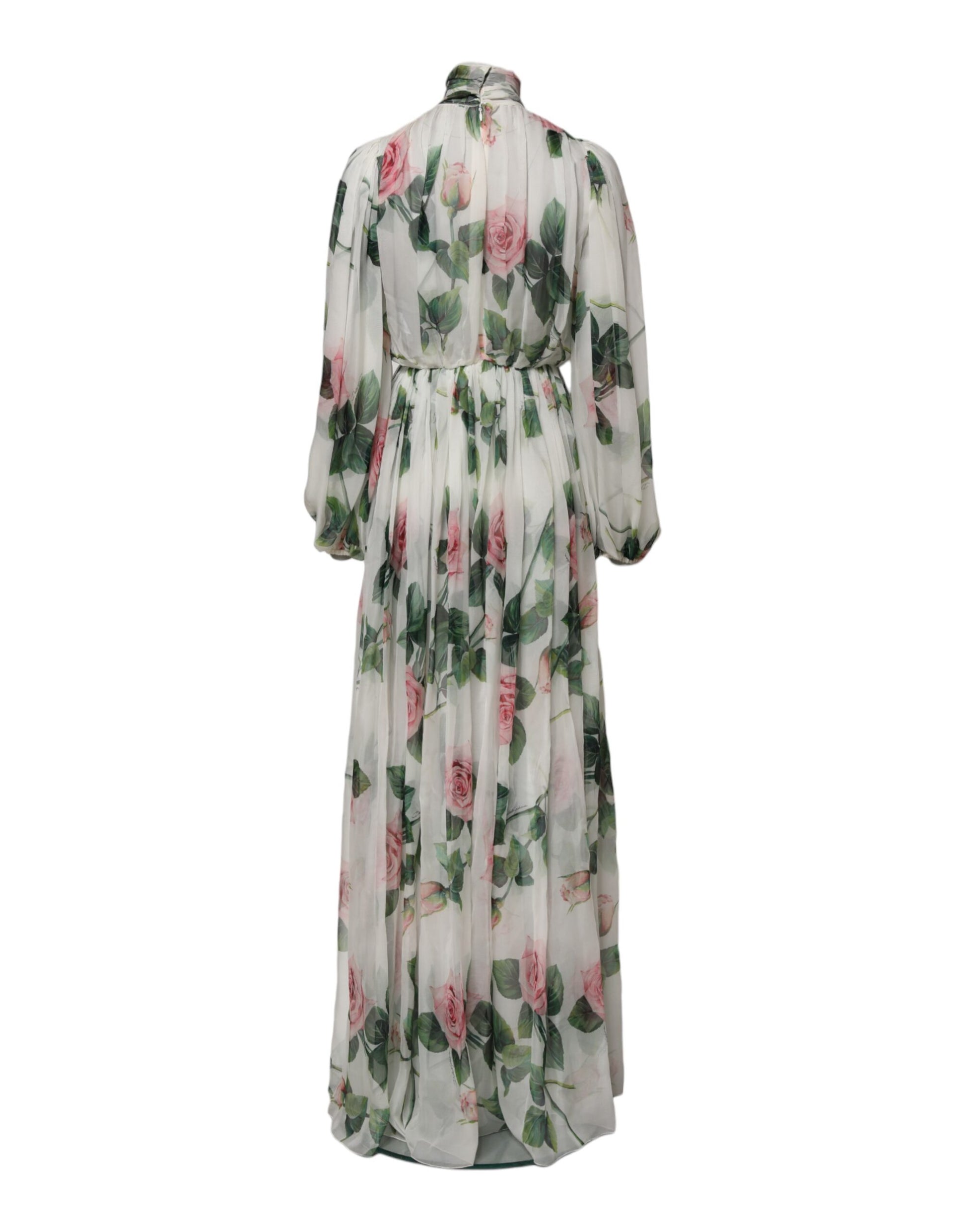 Dolce & Gabbana White Long Dress for Women detail view